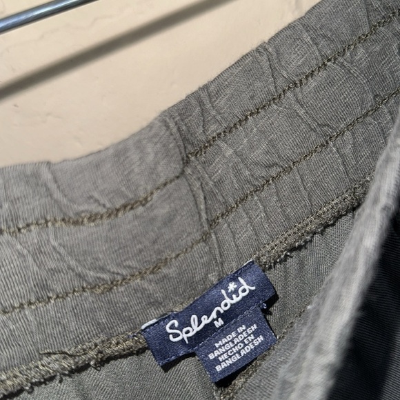 Splendid Camouflage Jogger Pants medium drawstring pockets loungewear - Picture 3 of 3